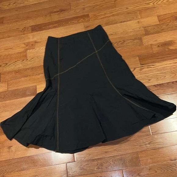 Atika vintage style Embroidered asymmetrical A line Skirt  Sz M/L - Picture 11 of 13